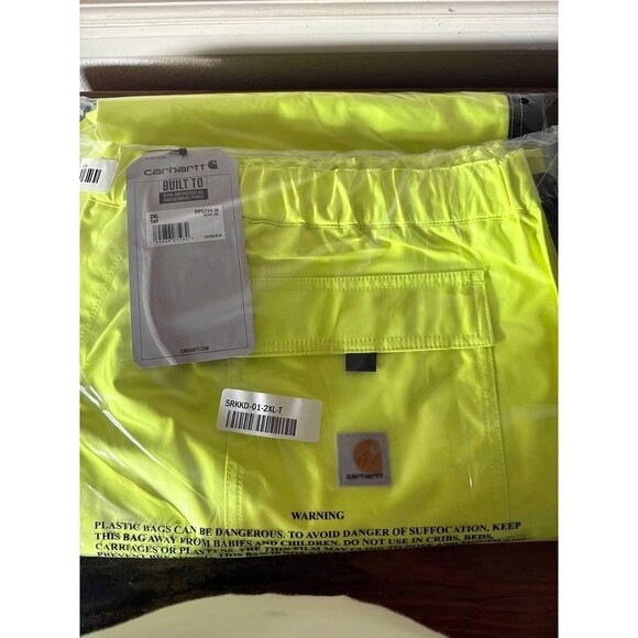 Carhartt High Visibility Storm Defender Pant Class E Men's Big & Tall SZ XL & 2X - Picture 5 of 6
